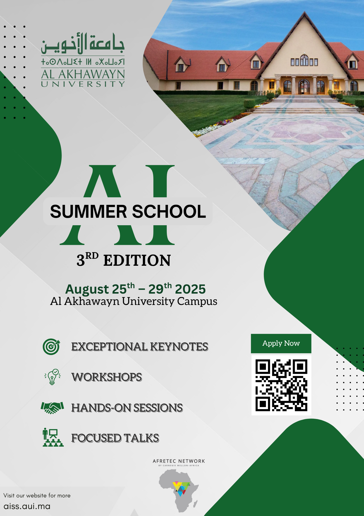 3rd Edition of the AI Summer School at Al Akhawayn University