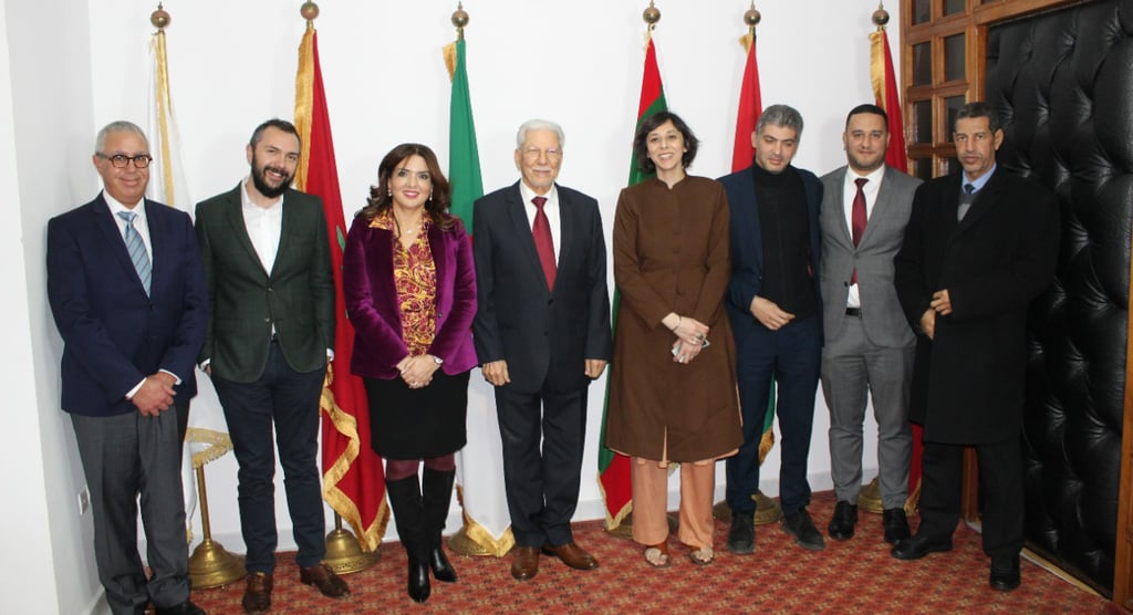 A Delegation from SHSS Visited the Arab MAghreb Union for Future Cooperation