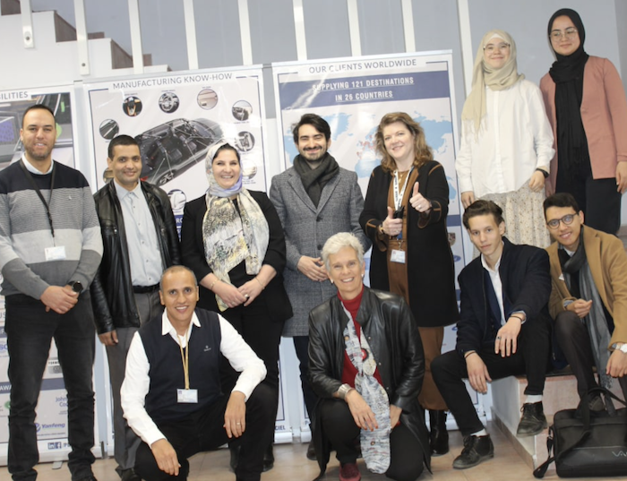 AUI Team Hosted by First Alumni at Polydesign in Tangier