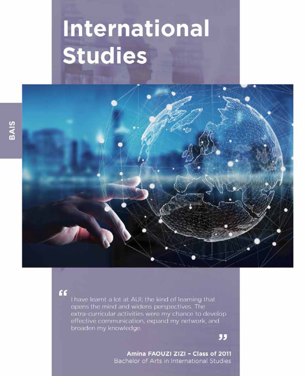 Brochure Bachelor of Arts in International Studies
