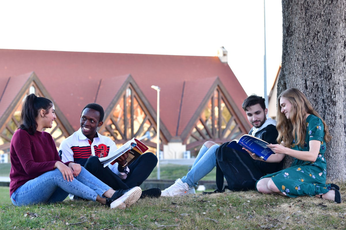 Freshmen at AUI Campus Ifrane Marocco