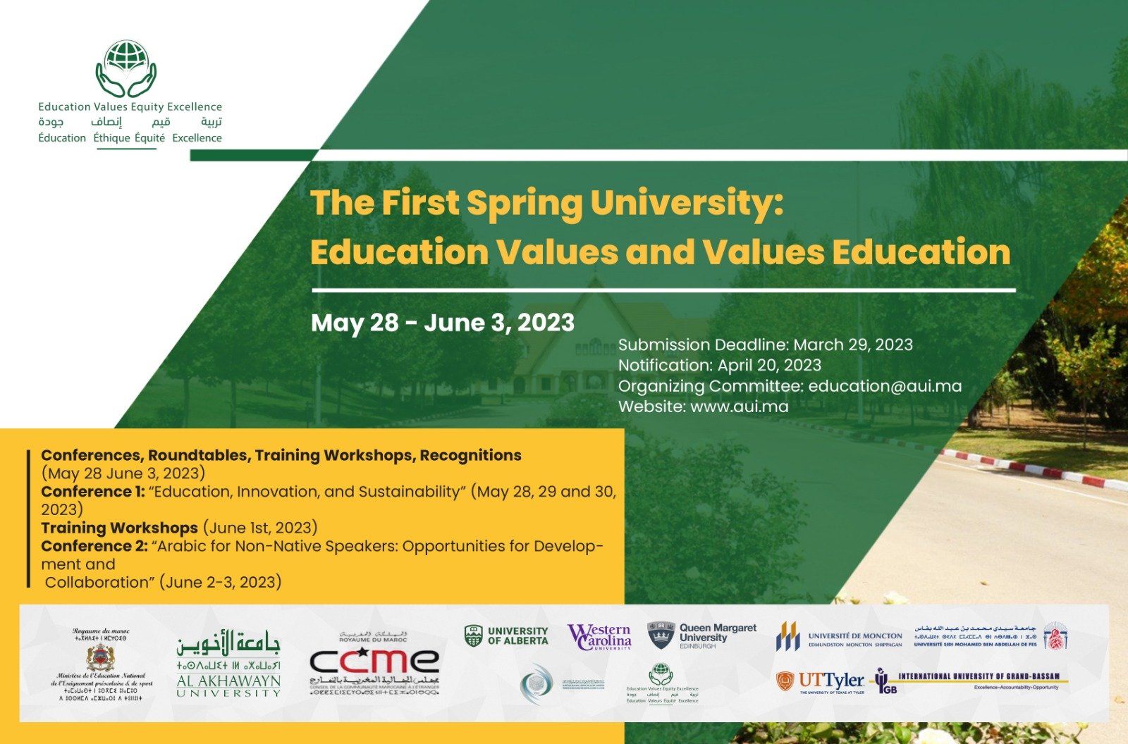 The First Spring University: Education Values and Value Education